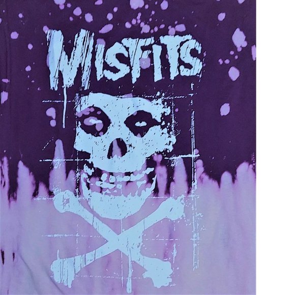 Misfis Fiend Tie Dye Bleach punk rock Official T-Shirt XL runs smaller NWT - Picture 2 of 3